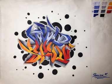 Graffiti Sketch - Photo by Paschik - paschik91