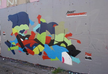 Graffiti Wall in Berlin - Photo by Paw