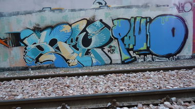 Graffiti Wall in Lodz - Photo by Pawik - SZET, PAWIO