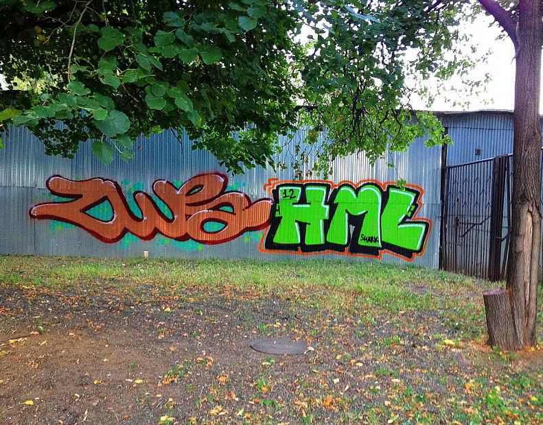 Graffiti Bombing in Moscow - Photo by PeakZWS (2012)