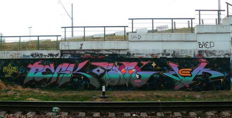 Graffiti Wall in Moscow - Photo by PeakZWS (2011)