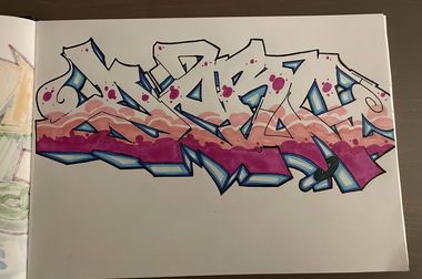 Graffiti Sketch - Photo by Pegelz
