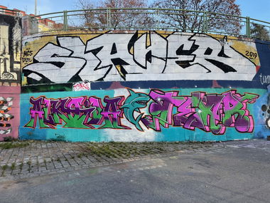 Graffiti Wall - Photo by Pegelz