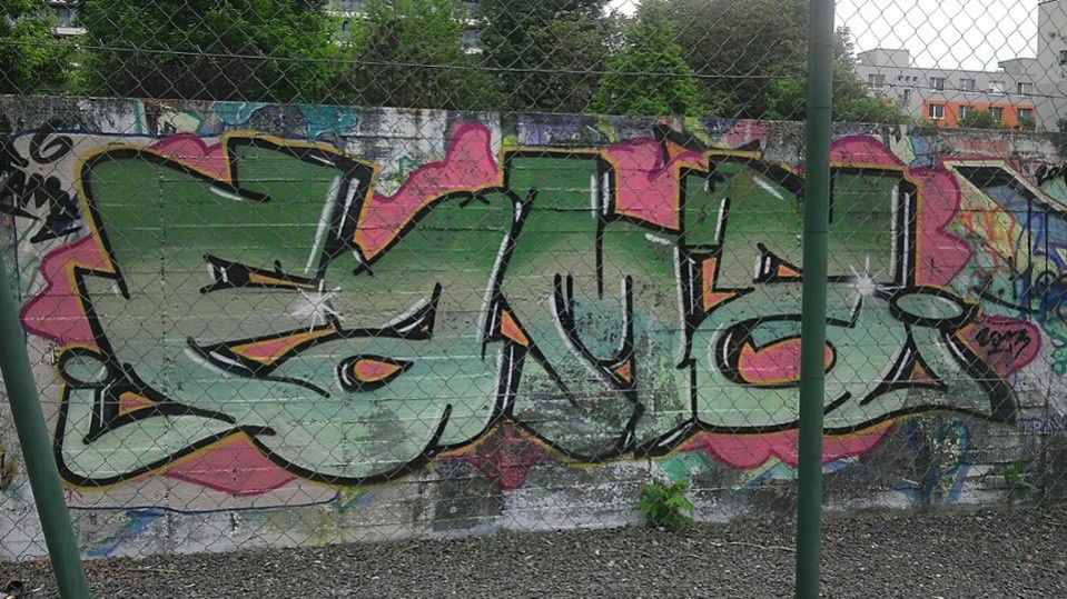 Graffiti Wall in Bratislava - Photo by PeknyFame - fame, legal, piece