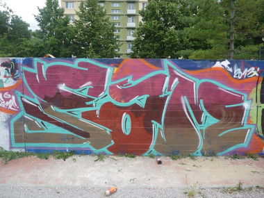 Graffiti Wall in Bratislava - Photo by PeknyFame - fame, legal, piece