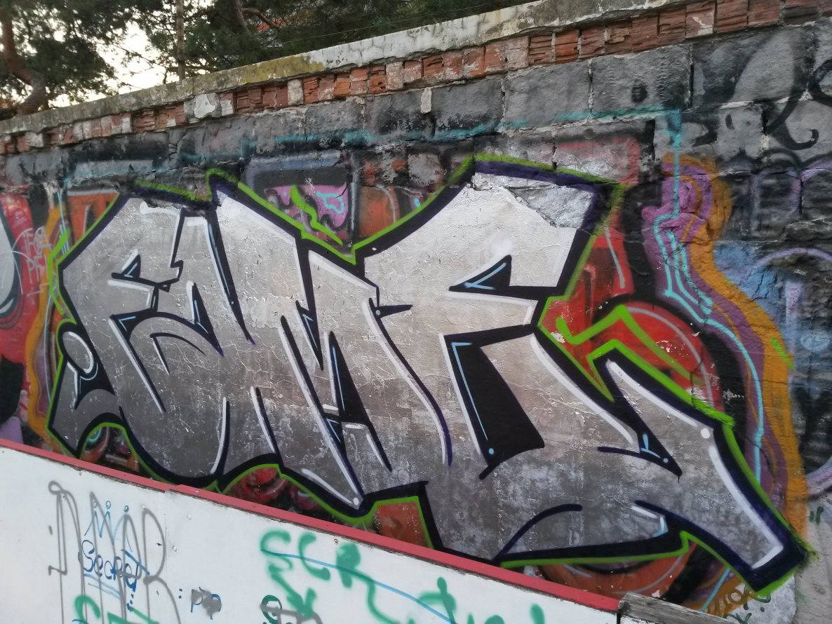 Graffiti Wall - Photo by PeknyFame - fame, ksf, bratislava (2013)