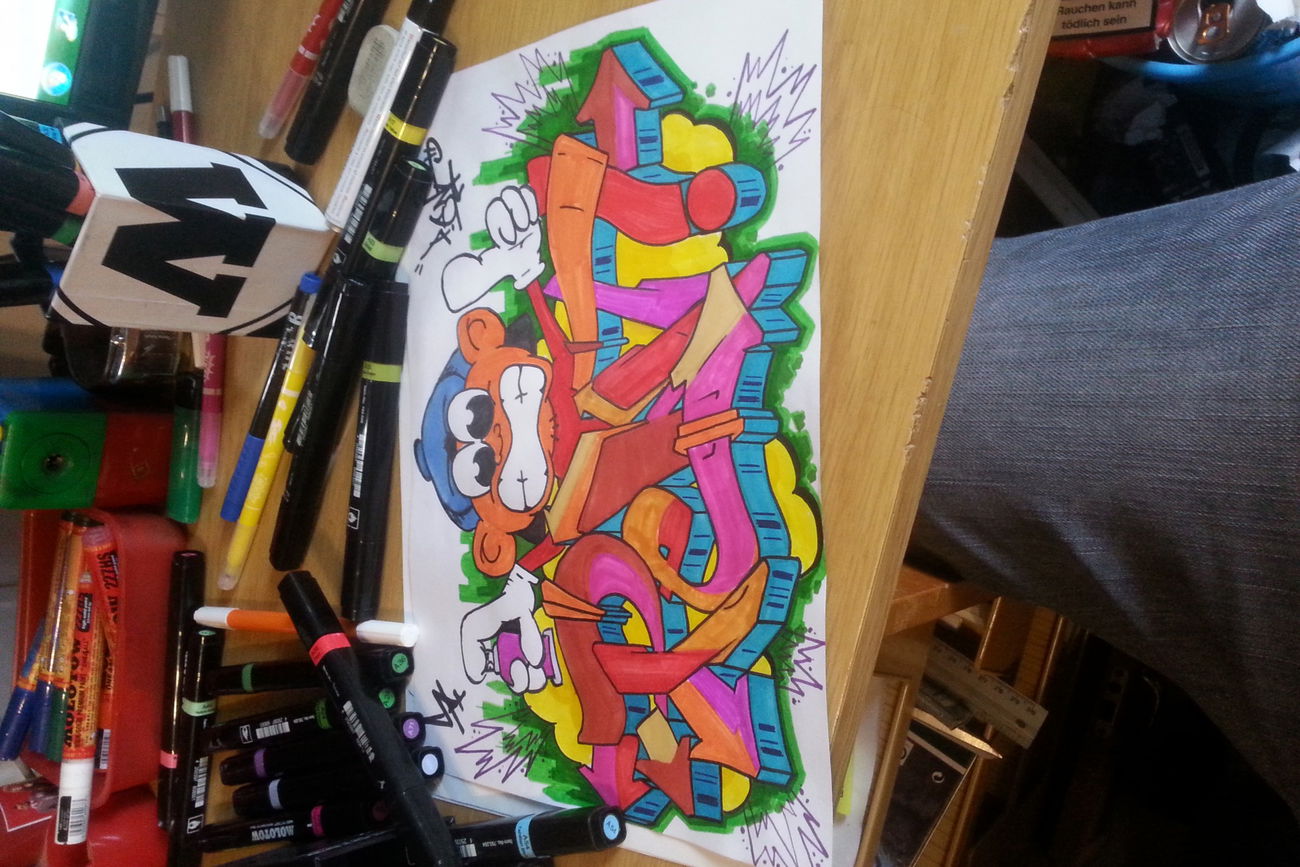 Graffiti Sketch - Photo by Pent