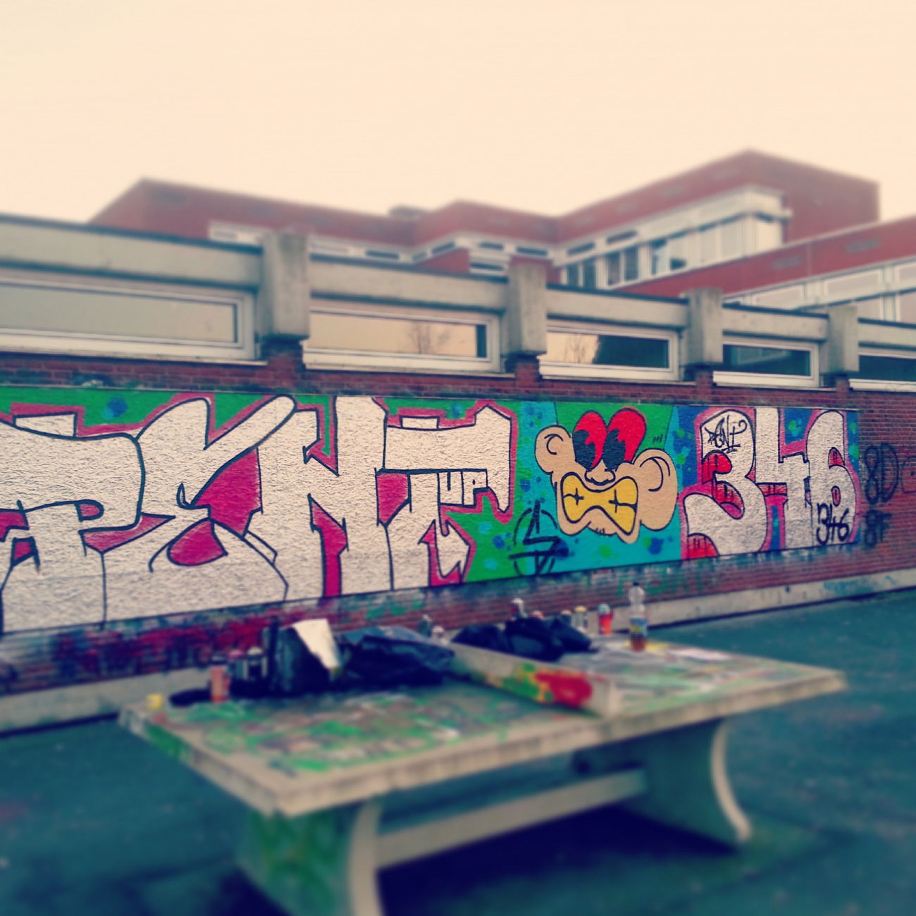 Graffiti Wall - Photo by Pent