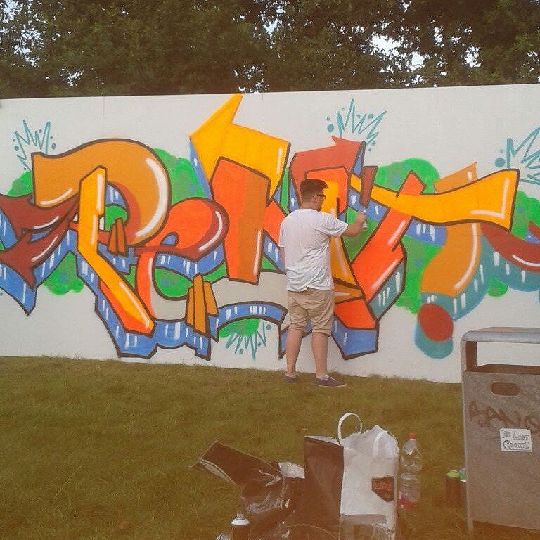 Graffiti Wall - Photo by Pent