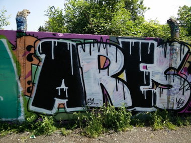 Graffiti Wall in Köln - Photo by Pentabarf - cgn, cologne, köln (2016)
