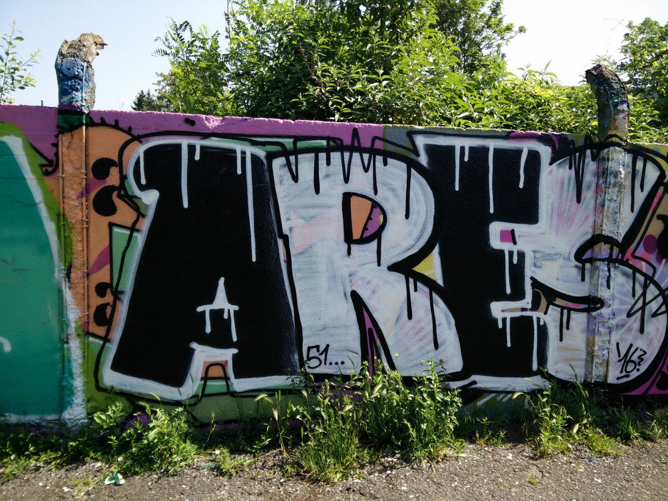Graffiti Wall in Köln - Photo by Pentabarf - cgn, cologne, köln (2016)