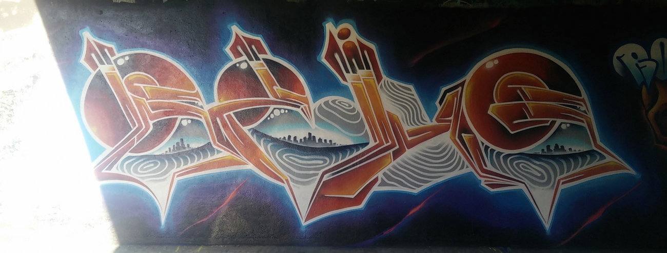 Graffiti Wall in Amsterdam - Photo by Pentabarf - amsterdam, flevopark