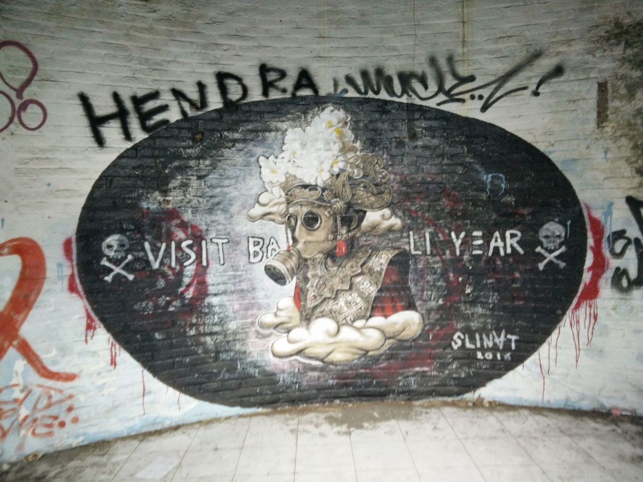 Graffiti Street Art in Indonesia - Photo by Pentabarf - indonesia, indonesien, ubud