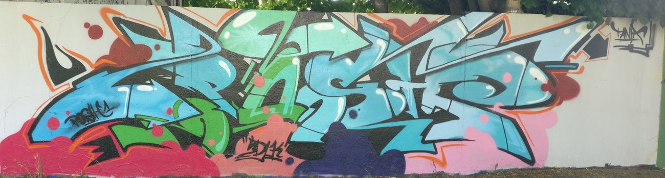 Graffiti Wall in Köln - Photo by Pentabarf - cologne, cgn, köln
