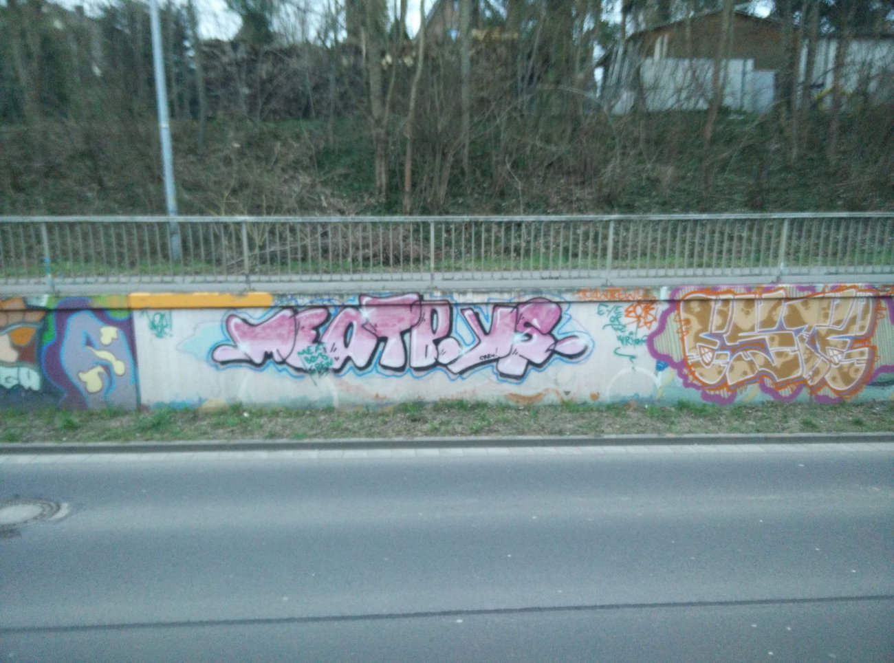 Graffiti Wall in Deutschland - Photo by Pentabarf - Meatboys, WallofFame, Brühl