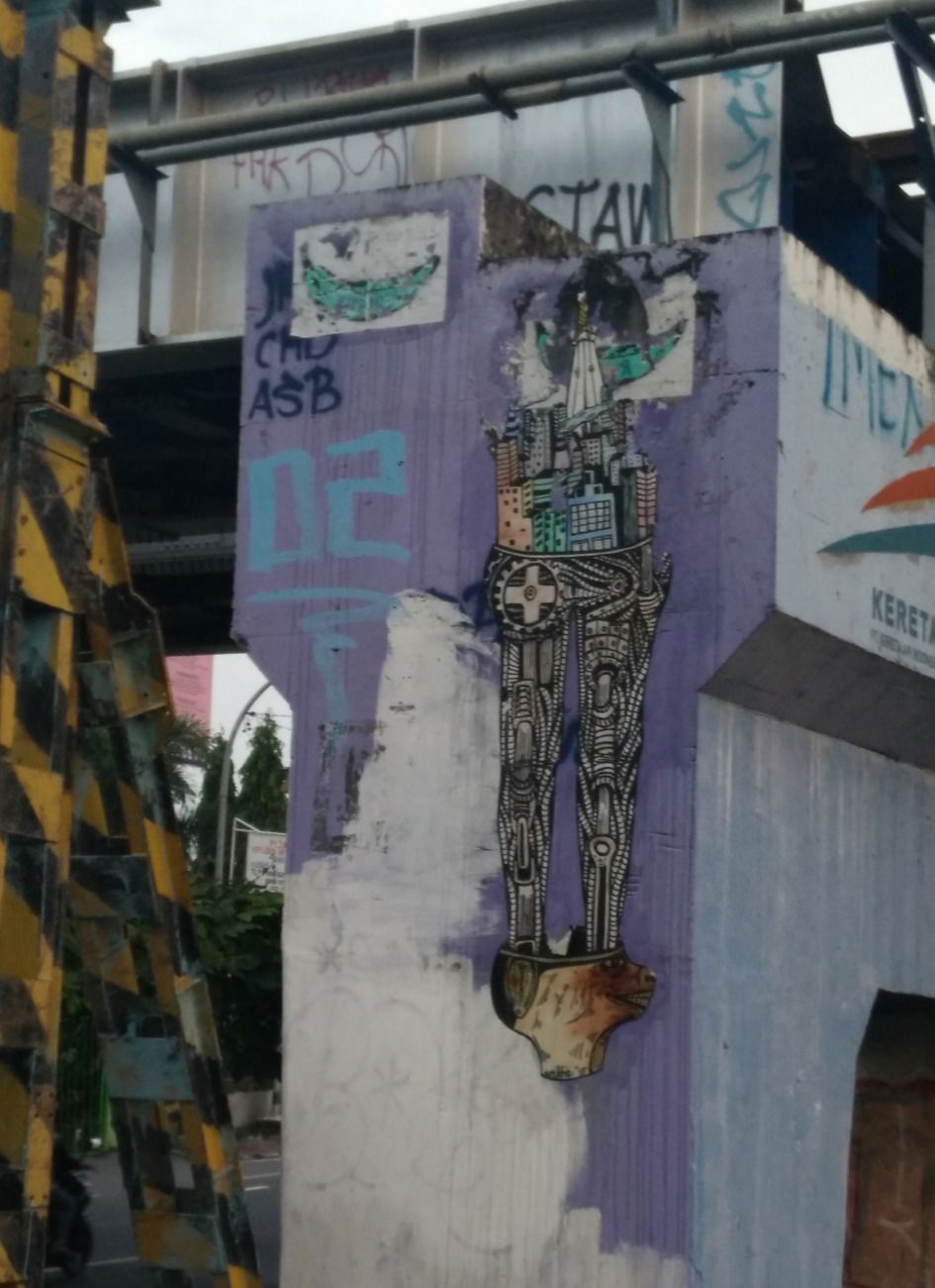 Graffiti Street Art in Indonesia - Photo by Pentabarf - indonesia, indonesien, yogyakarta