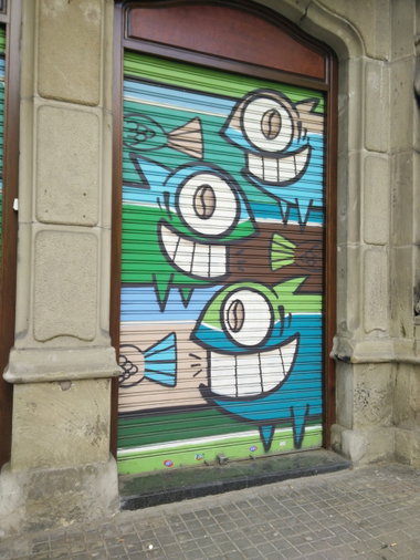 Graffiti in Barcelona - Photo by Pentabarf - Barcelona, Spanien, Spain