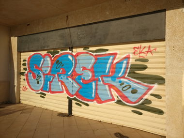 Graffiti Bombing in Altea - Photo by Pentabarf - altea, spain, sirek (2017)