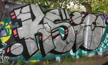 Graffiti Wall in Köln - Photo by Pentabarf - cgn, cologne, köln (2017)