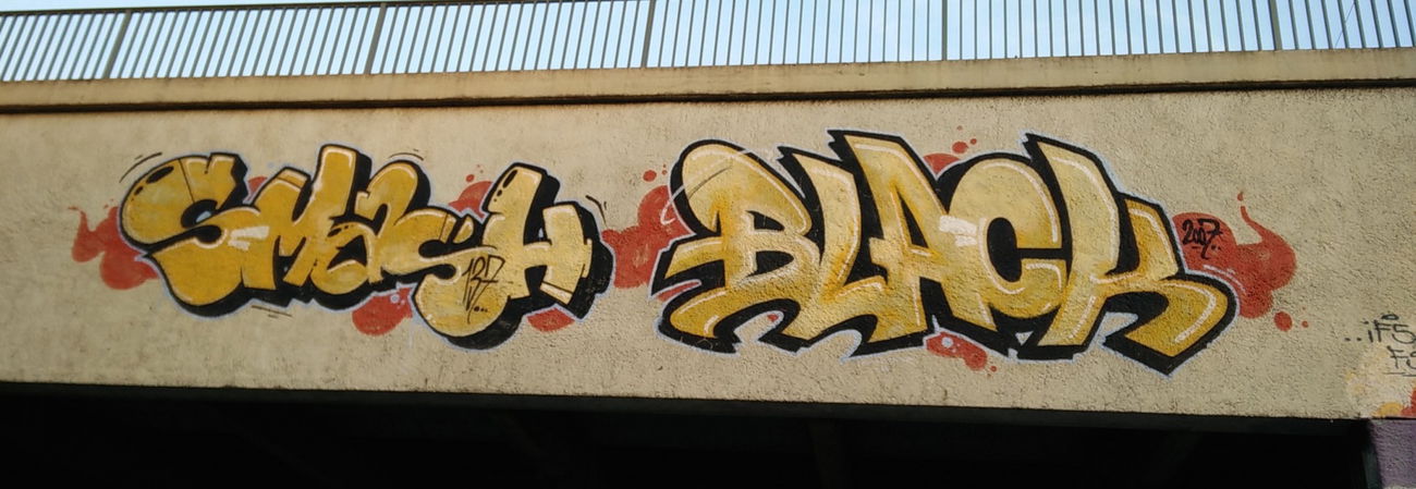 Graffiti Wall in Heidelberg - Photo by Pentabarf - heidelberg, halloffame, smash (2016)