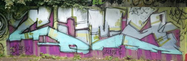 Graffiti Wall in Köln - Photo by Pentabarf - köln, cgn, cologne (2016)