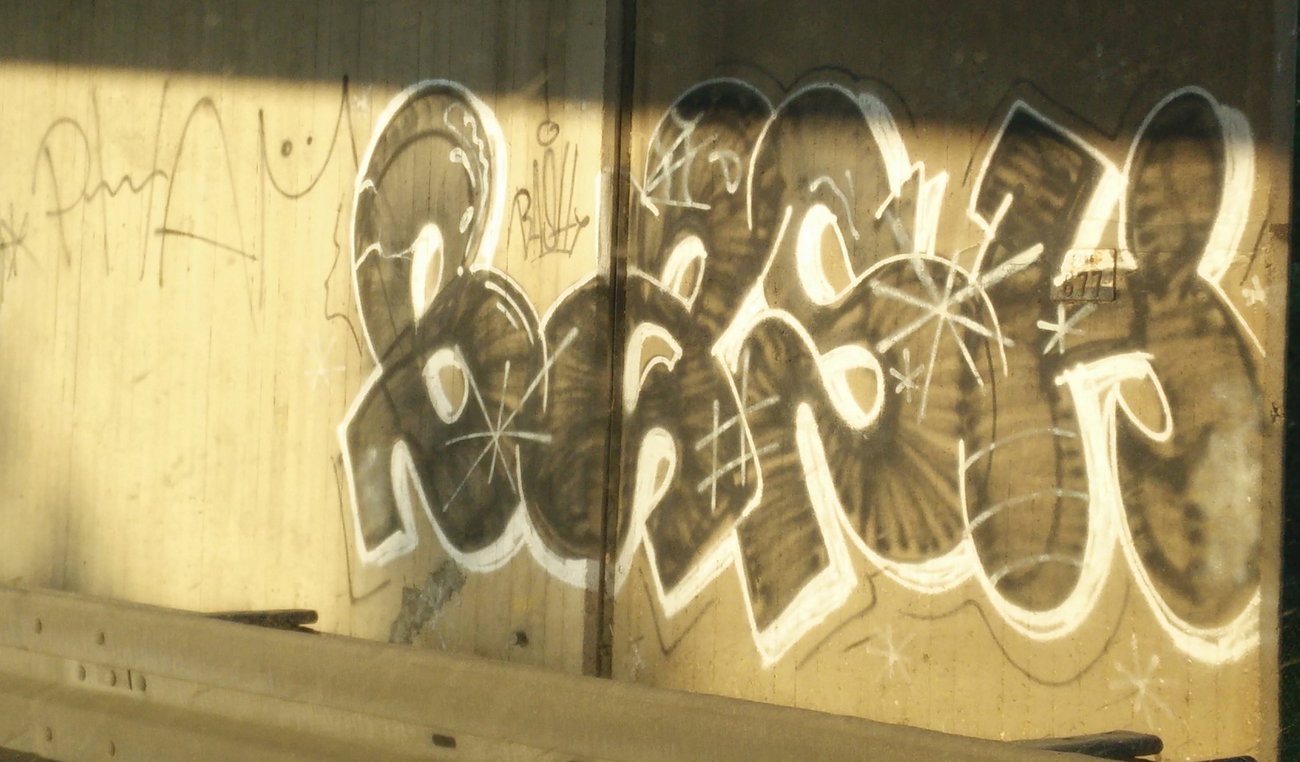 Graffiti in Erftstadt - Photo by Pentabarf - A1, Erftstadt, pham