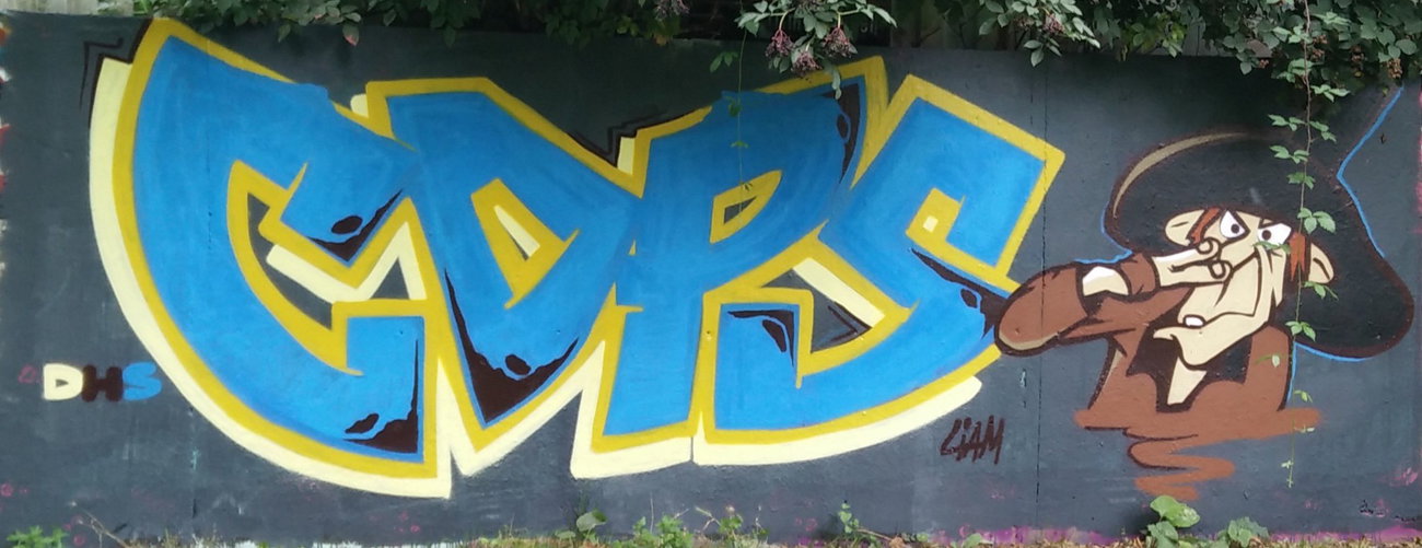 Graffiti Wall in Köln - Photo by Pentabarf - köln, cgn, cologne (2016)
