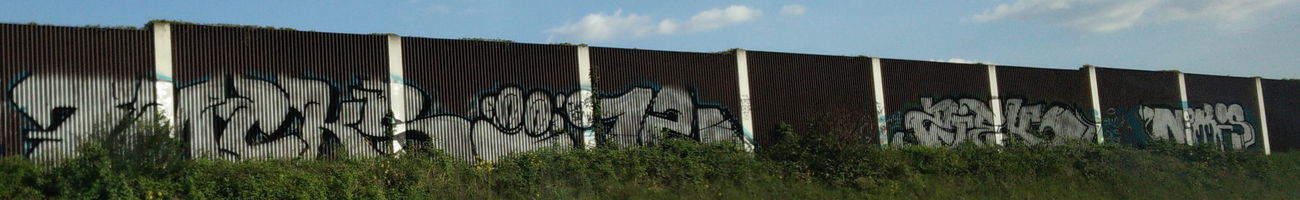 Graffiti Bombing - Photo by Pentabarf - A1, Cologne, cgn (2012)