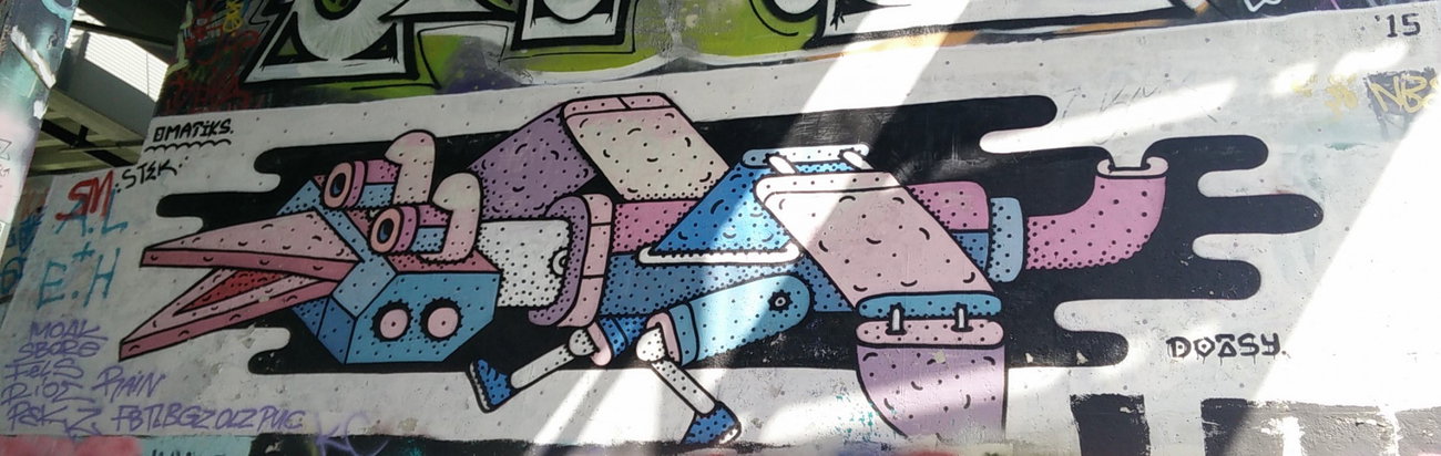 Graffiti Wall in Amsterdam - Photo by Pentabarf - amsterdam, flevopark