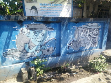 Graffiti Street Art in Indonesia - Photo by Pentabarf - indonesia, indonesien, lombok