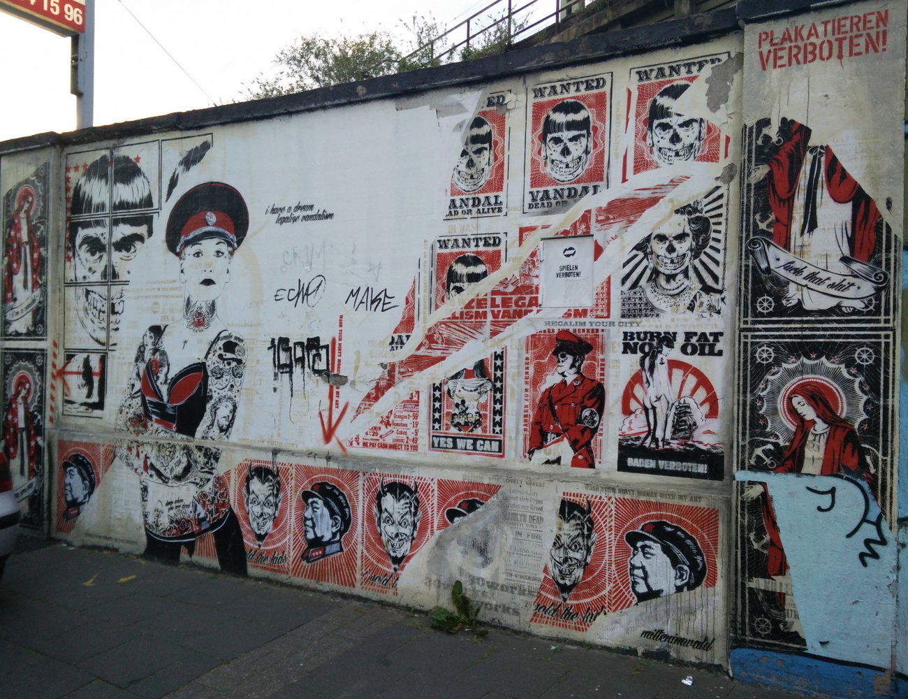 Graffiti Wall in Köln - Photo by Pentabarf - cgn, cologne, köln