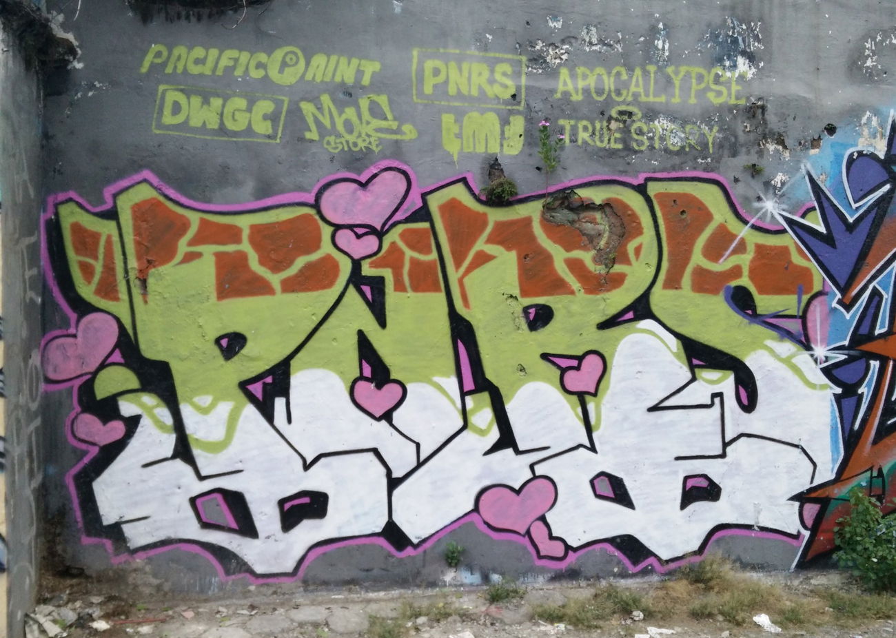 Graffiti Wall in Indonesia - Photo by Pentabarf - indonesia, indonesien, yogyakarta