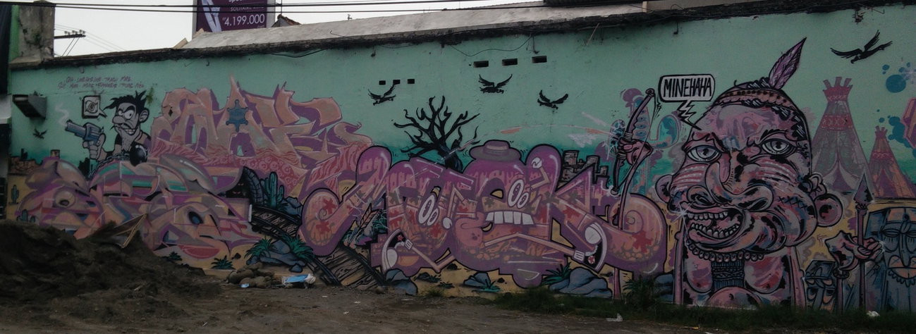 Graffiti in Indonesia - Photo by Pentabarf - indonesia, indonesien, yogyakarta