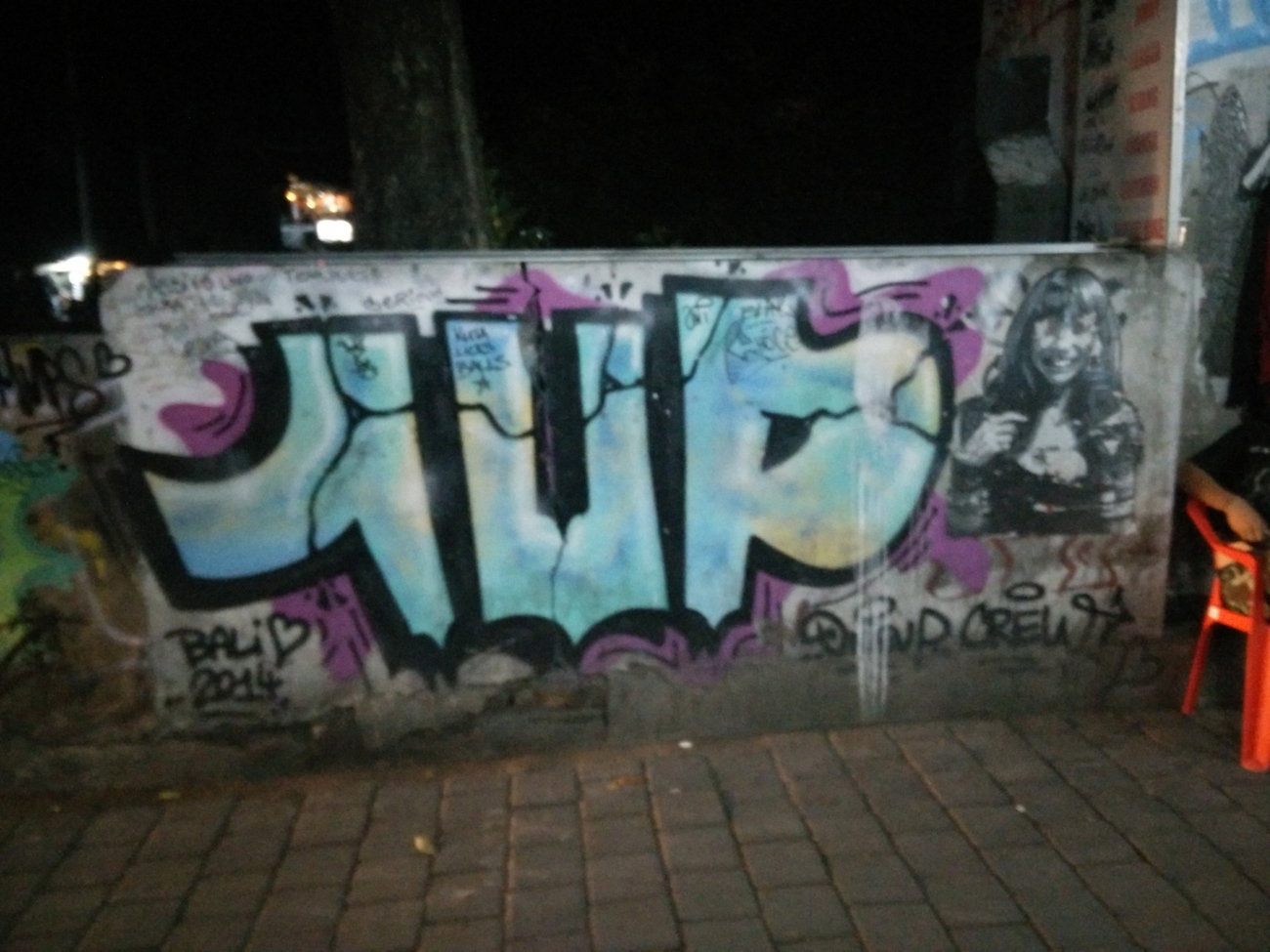 Graffiti in Kuta bali - Photo by Pentabarf - indonesia, indonesien, bali (2014)