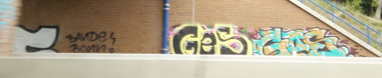 Graffiti Bombing in Deutschland - Photo by Pentabarf - GES, GOS, Kerkrader (2016)