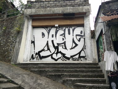 Graffiti Bombing in Indonesia - Photo by Pentabarf - indonesia, indonesien, ubud (2016)
