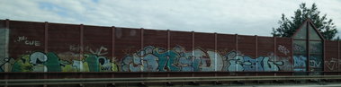Graffiti in Deutschland - Photo by Pentabarf - A553, brühl, skin1