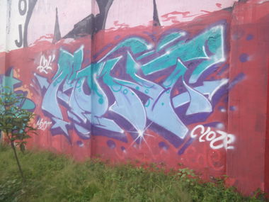 Graffiti Wall in Indonesia - Photo by Pentabarf - indonesia, indonesien, yogyakarta (2016)