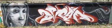 Graffiti Wall in Deutschland - Photo by Pentabarf - brühl, walloffame, dream (2016)