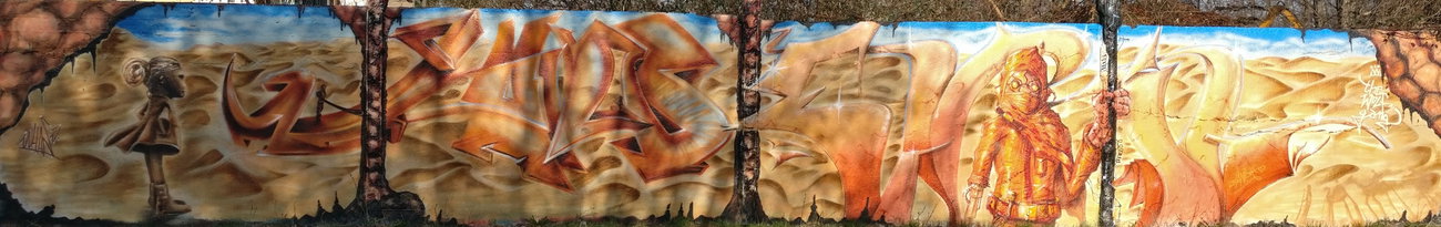 Graffiti Wall in Köln - Photo by Pentabarf - köln, cgn, cologne (2017)