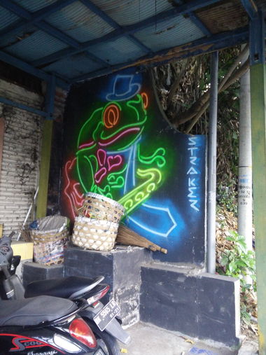 Graffiti Street Art in Indonesia - Photo by Pentabarf - indonesia, indonesien, ubud