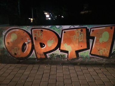 Graffiti Wall in Kutabali - Photo by Pentabarf - indonesia, indonesien, kutabali (2015)