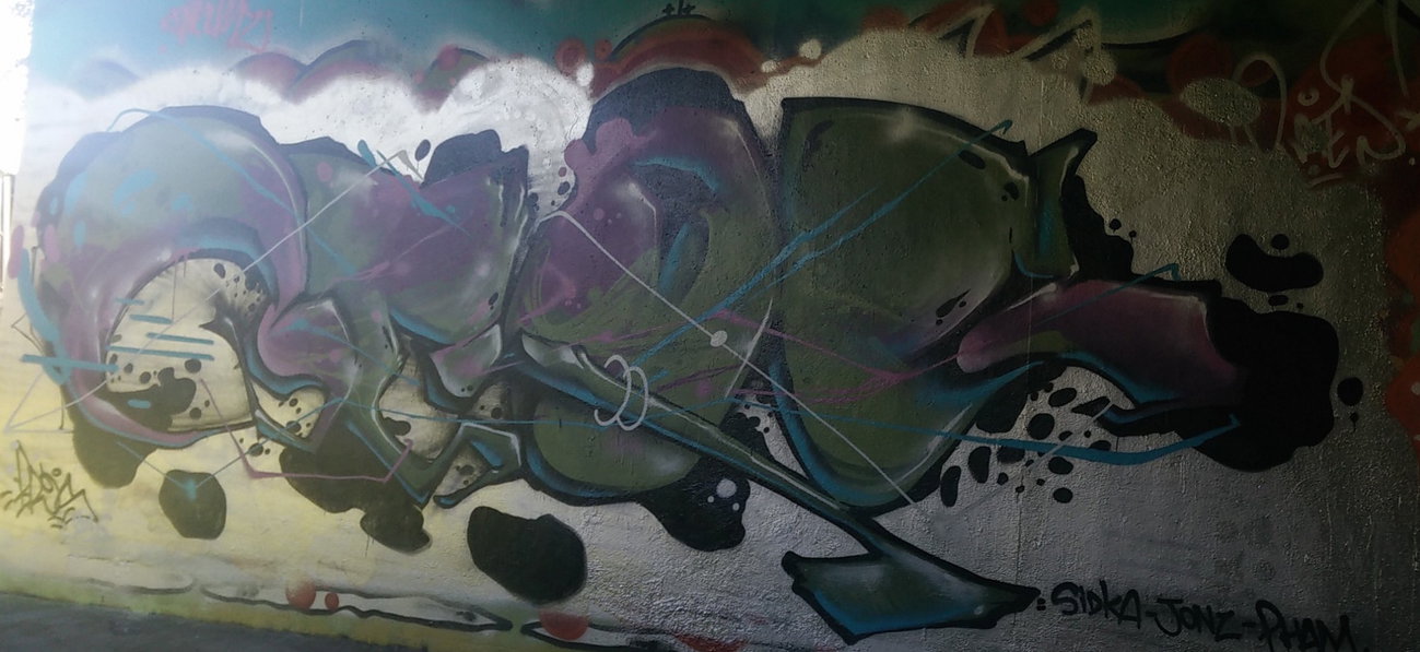 Graffiti Wall in Amsterdam - Photo by Pentabarf - amsterdam, flevopark