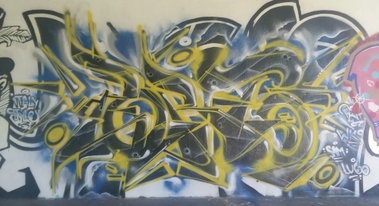 Graffiti Wall in Amsterdam - Photo by Pentabarf - amsterdam, flevopark