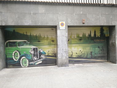 Graffiti Wall in Barcelona - Photo by Pentabarf - Barcelona, Spanien, Spain