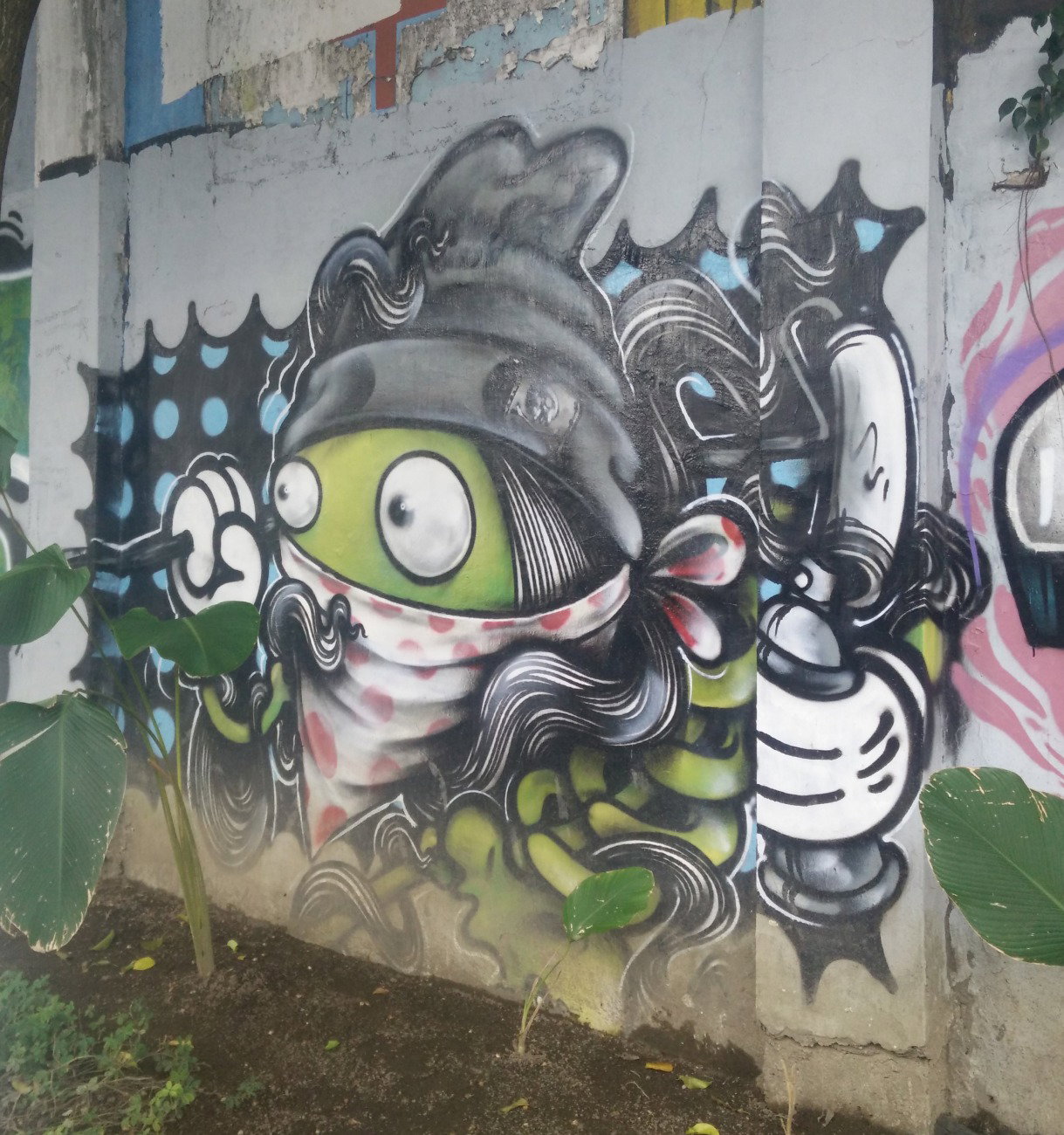 Graffiti in Indonesia - Photo by Pentabarf - indonesia, indonesien, yogyakarta