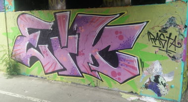 Graffiti Wall in Deutschland - Photo by Pentabarf - brühl, walloffame, km (2016)