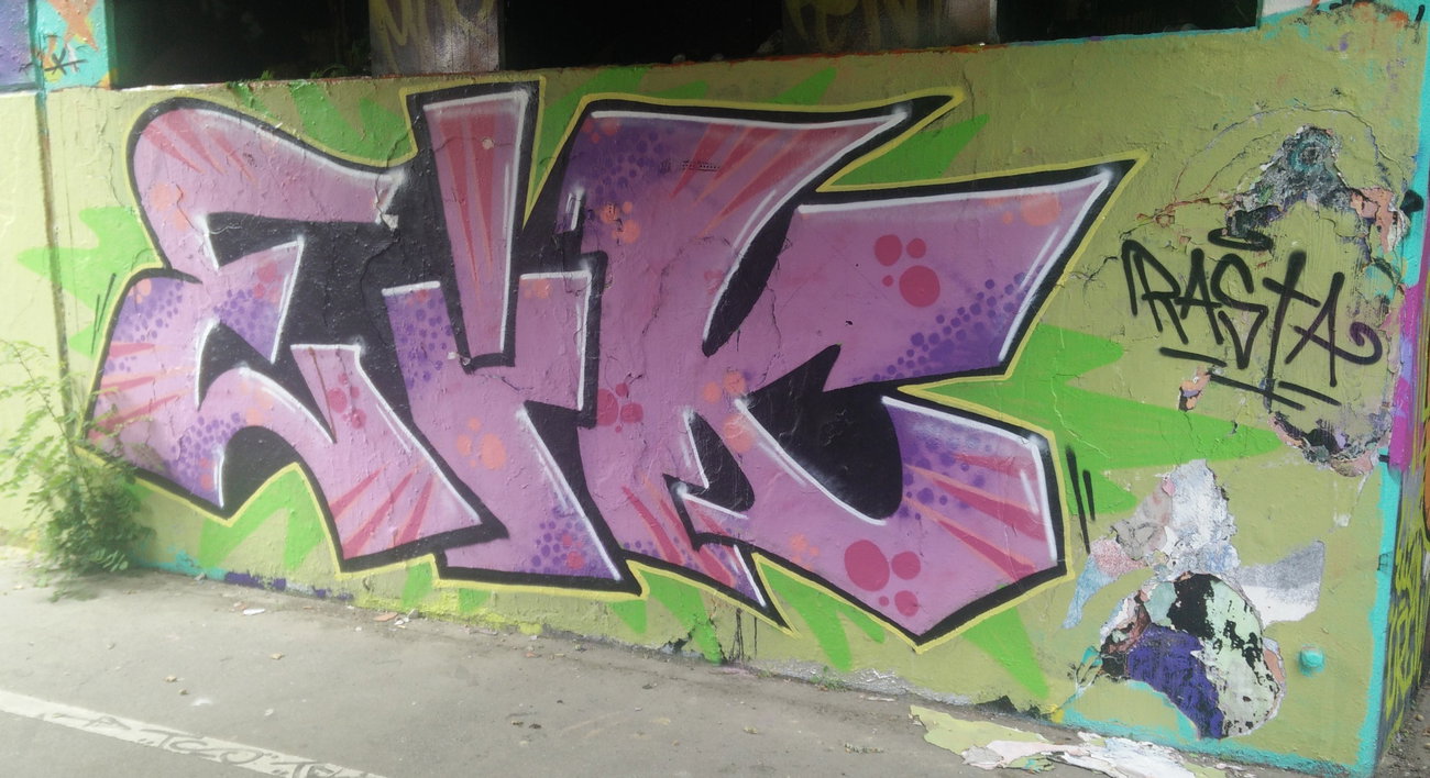 Graffiti Wall in Deutschland - Photo by Pentabarf - brühl, walloffame, km (2016)