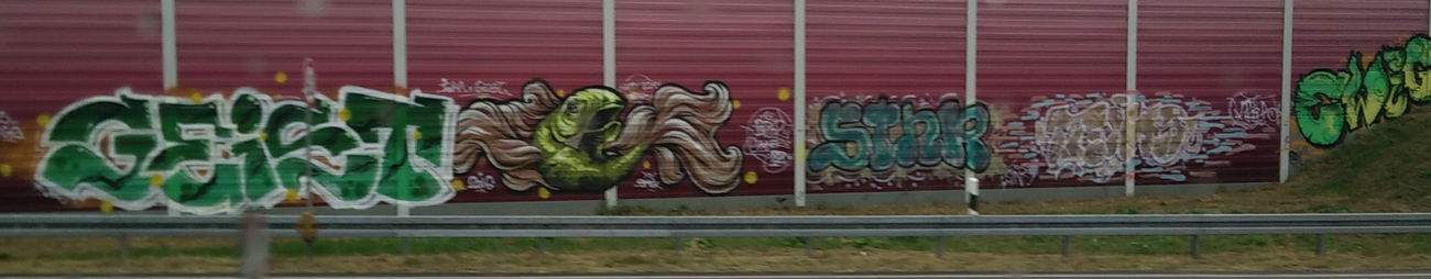 Graffiti in Karlsruhe - Photo by Pentabarf - A5, geist, stoner