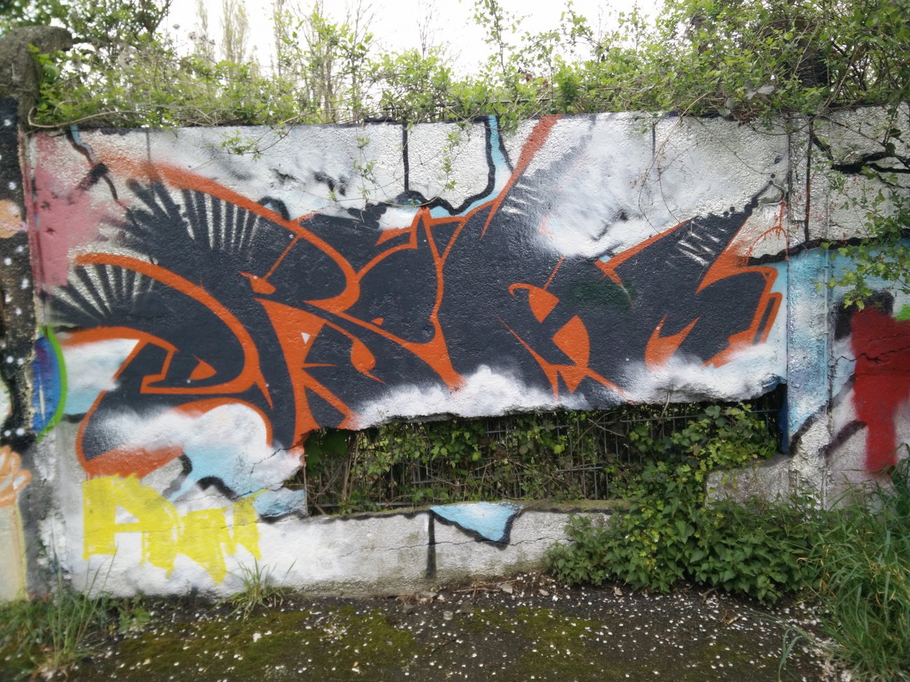 Graffiti Wall in Köln - Photo by Pentabarf - cgn, cologne, köln (2016)
